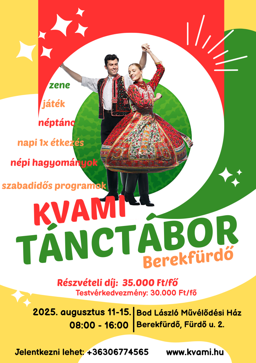 KVAMI Nyári Tánctáborok 2025