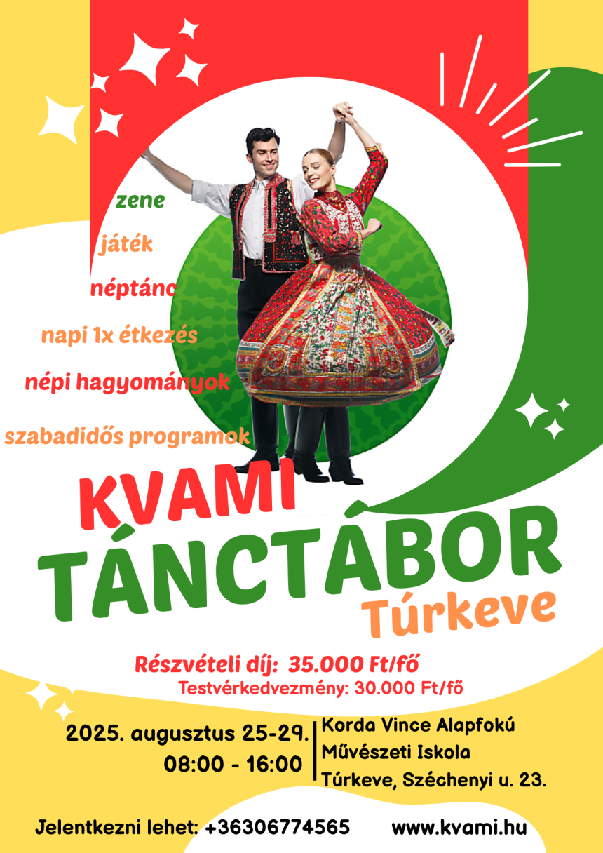 KVAMI Nyári Tánctáborok 2025