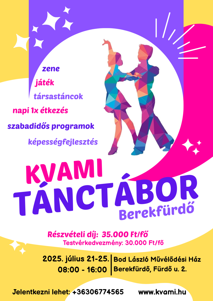 KVAMI Nyári Tánctáborok 2025