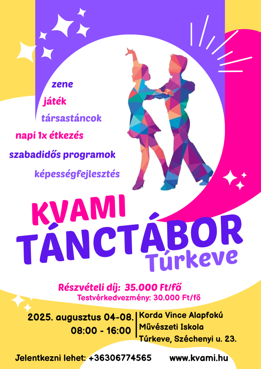 KVAMI Nyári Tánctáborok 2025