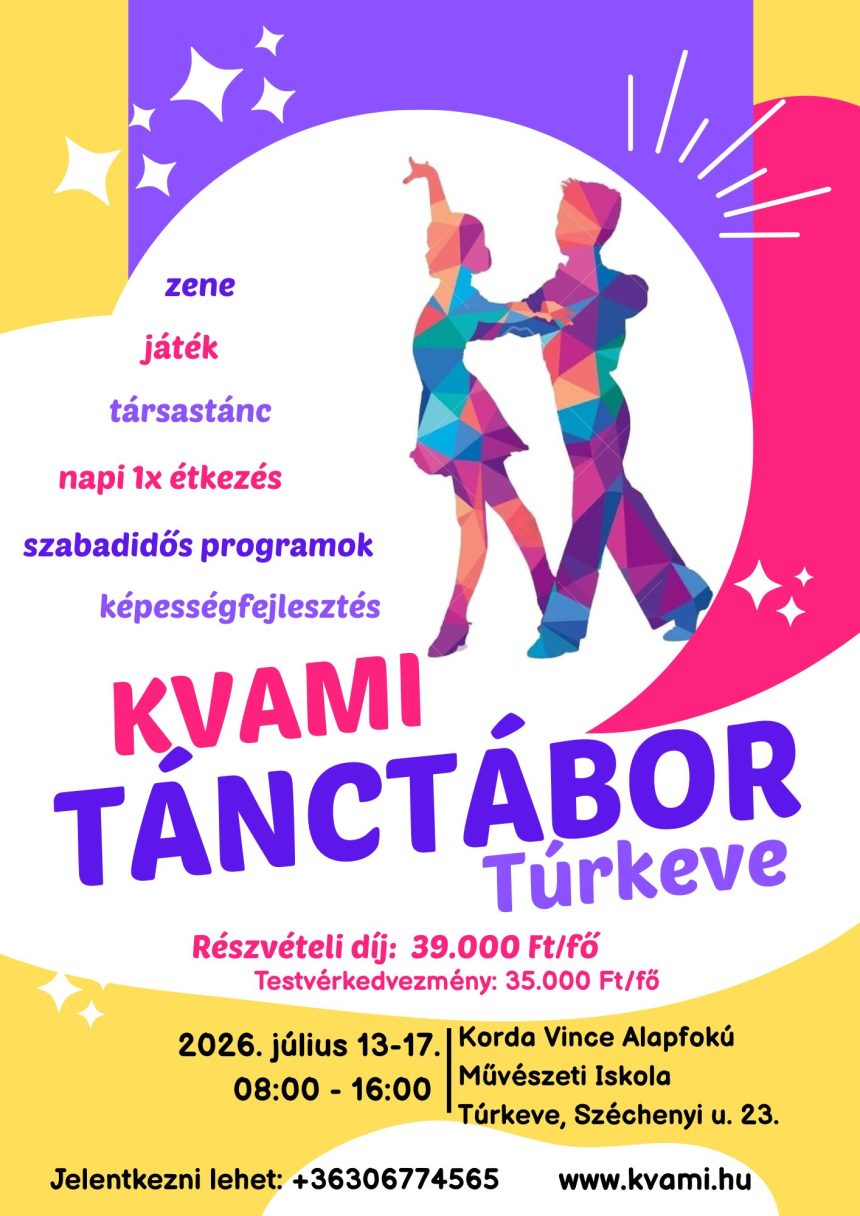 KVAMI Nyári Tánctáborok 2026