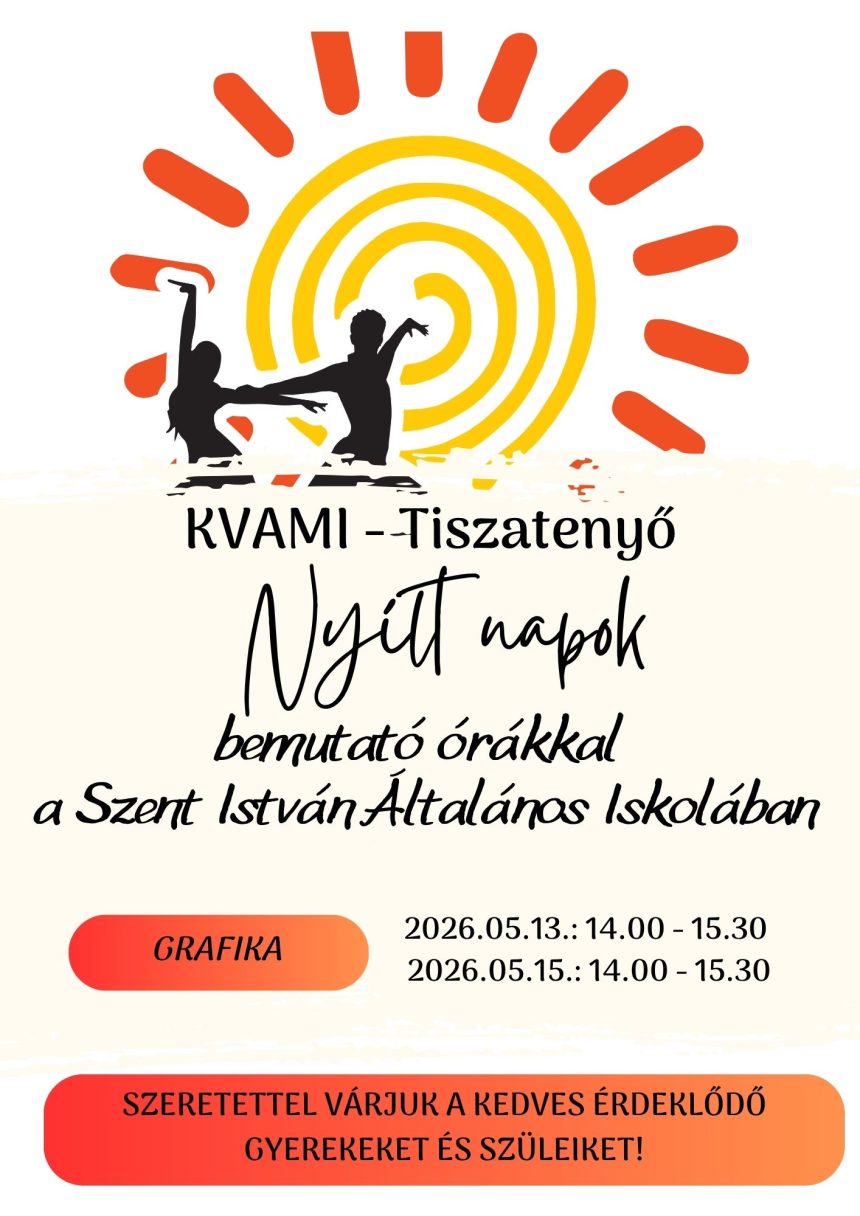 KVAMI Nyílt órák