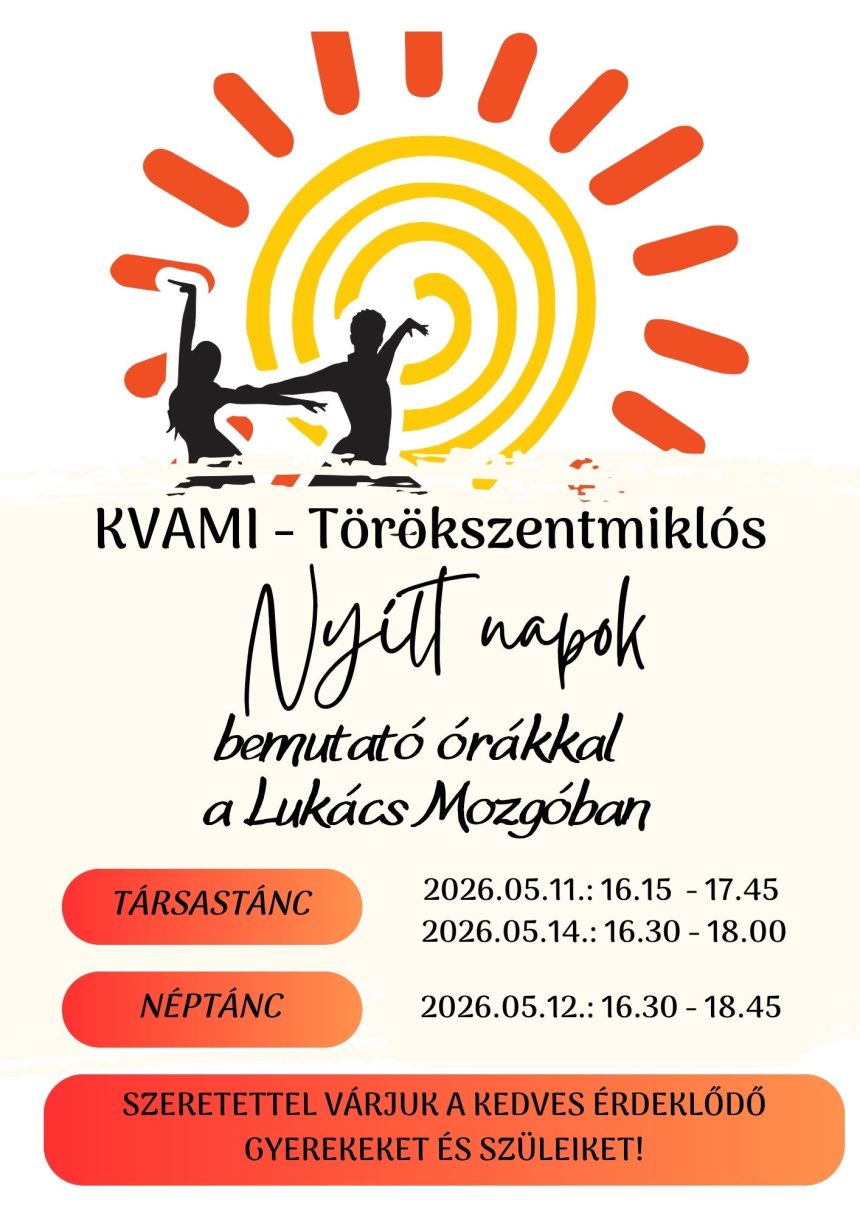KVAMI Nyílt órák