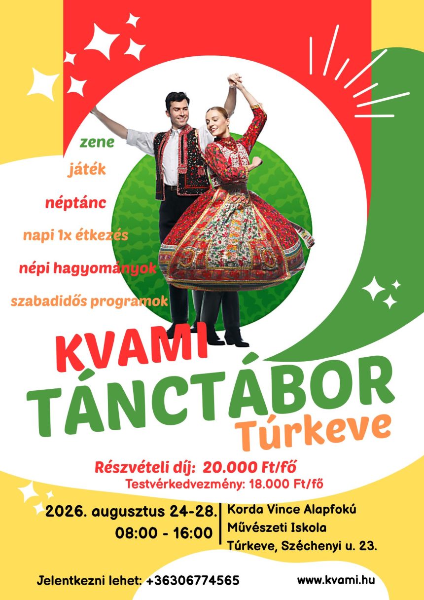 KVAMI Nyári Tánctáborok 2026